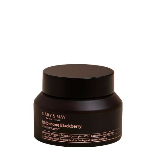 Mary&May: Idebenone & Blackberry Complex Intensive Total Care Cream - 70ml Mary&May: Idebenone & Blackberry Complex Intensive Total Care Cream - 70ml