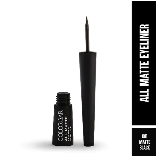 Colorbar: All-Matte Eyeliner Matte Black 001 - 2.5ml