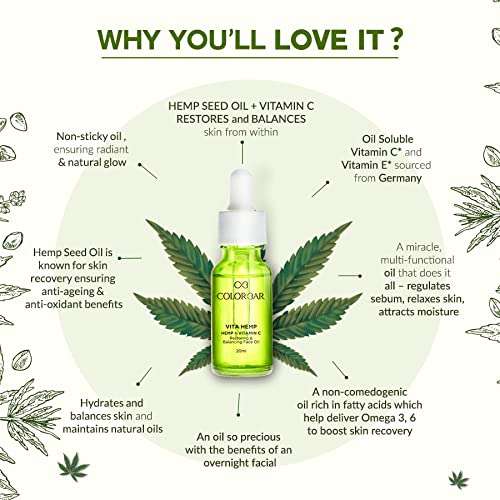 Colorbar: Vita Hemp Restoring & Balancing Night Oil - 20ml