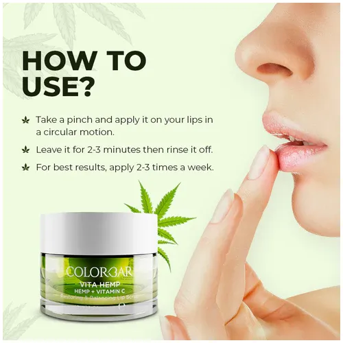 Colorbar: Vita Hemp Restoring & Balancing Lip Scrub - 15gm