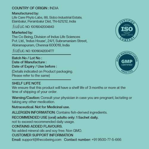 The Co Being: Marine Collagen Peptides - 30 Sachets