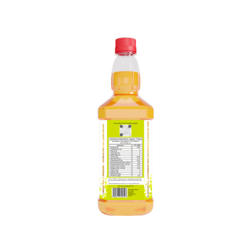 Indic Wisdom: Wood Pressed White Sesame Oil 1 Liter (Cold Pressed White Sesame Oil - Extracted on Wooden Churner)
