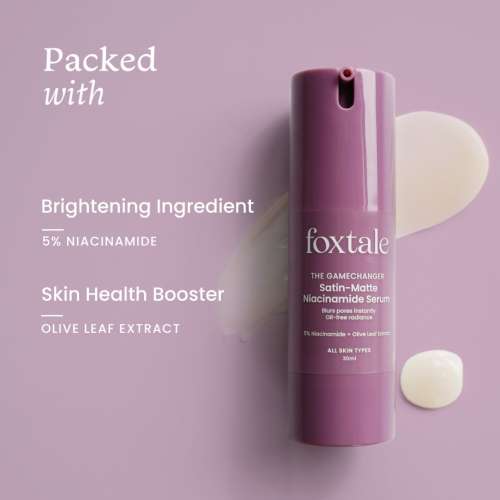 Foxtale: 5% Niacinamide Serum | Fades Blemishes, Brightens Skin | Beginner-Friendly Formula  30ml Foxtale: 5% Niacinamide Serum | Fades Blemishes, Brightens Skin | Beginner-Friendly Formula  30ml