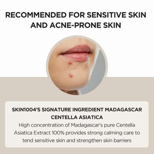 SKIN1004: Madagascar Centella Ampoule  | Calming Care | Sensitive Skin | Hydrating | Glow Boost | 55ml