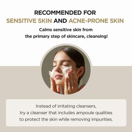 SKIN1004: Madagascar Centella Ampoule Foam  | Calming Care | Sensitive Skin | Face Cleanser | Deep Cleansing | Pore Care | Glow Boost | 125ml