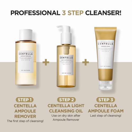 SKIN1004: Madagascar Centella Ampoule Foam  | Calming Care | Sensitive Skin | Face Cleanser | Deep Cleansing | Pore Care | Glow Boost | 125ml
