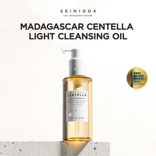 SKIN1004: Madagascar Centella Light Cleansing Oil  | Calming Care | Sensitive Skin | Makeup Remover | Deep Cleansing | Pore Care | 200ml