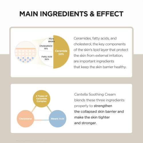 SKIN1004: Madagascar Centella Soothing Cream  | Calming Care | Sensitive Skin | Moisturizer | Barrier Support | 75ml