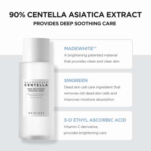 SKIN1004: Madagascar Centella Tone Brightening Boosting Toner  | Calming Care | Sensitive Skin | Hydrating Toner | Skin Soothing | 210ml