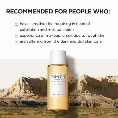 SKIN1004: Madagascar Centella Toning Toner  | Calming Care | Sensitive Skin | Hydrating Toner | Skin Soothing | 210ml