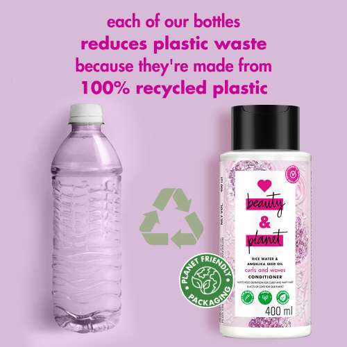 Love Beauty And Planet: Rice Water & Angelica Seed Oil Silicone Free Conditioner - 400ml