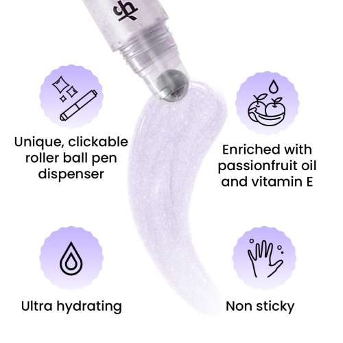 FAE Beauty: Unicorn Shimmer Lip Gloss - With Clickable Roller Ball Pen - Transforming - 6gm