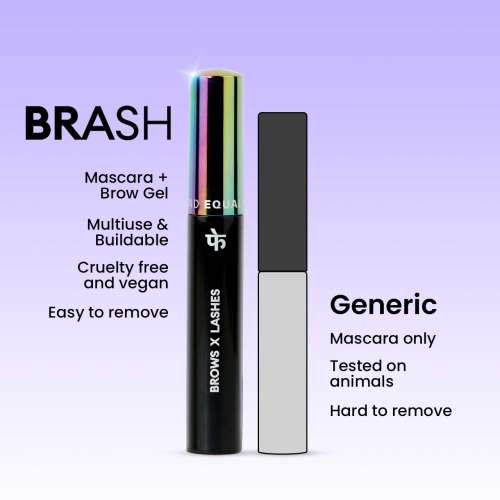 FAE Beauty: Brash Dual Mascara and Brow Gel - Jet Black - 10gm