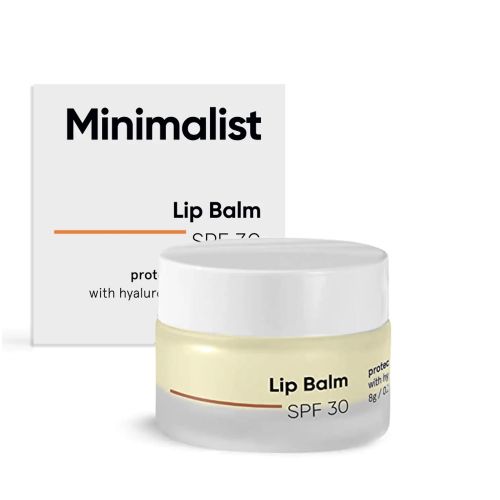 Minimalist: SPF 30 Lip Balm with Ceramides & HA for lip protection & nourishment - 8gm