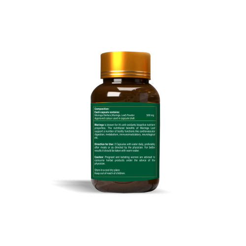 ZEELAB: Moringa Green Superfood Capsule - 100 Capsules