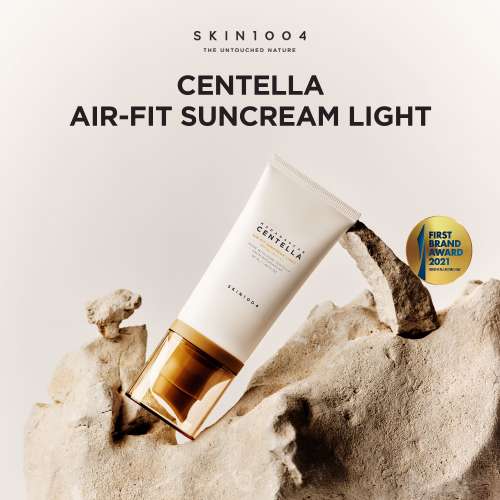 SKIN1004: Madagascar Centella Air-Fit Suncream Light  | Calming Care | Sensitive Skin | Barrier Support | UV Protection | Daily Sunscreen | 50ml