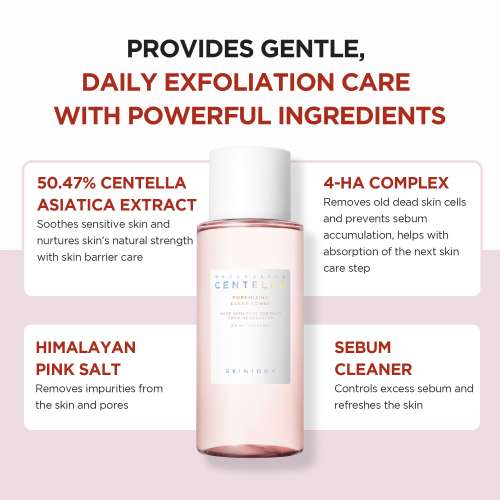SKIN1004: Madagascar Centella Poremizing Clear Toner  | Calming Care | Sensitive Skin | Hydrating Toner | Skin Soothing | 210ml