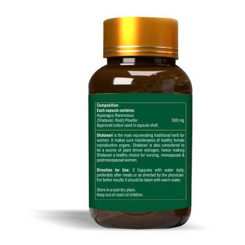 : Shatavari Hormonal Balance Capsule - 100 Capsules