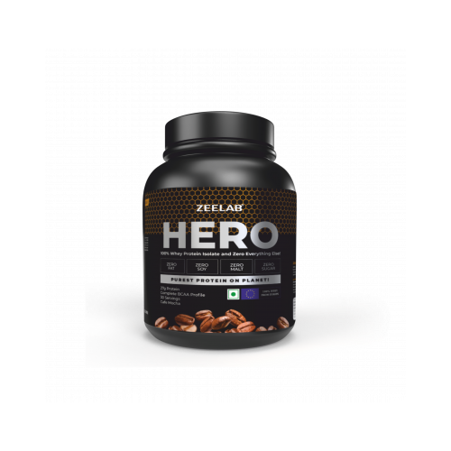 ZEELAB: Hero 100% Whey Protein Isolate - Cafe Mocha - 2kg