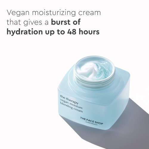The Face Shop: The Therapy Vegan Moisture Blending Cream - 60ml