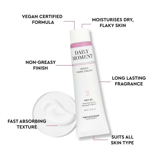 The Face Shop: Daily Moment Vegan Hand Cream - Morning Florist - 30ml
