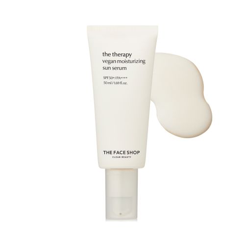 The Face Shop: The Therapy Vegan Moisturizing Sun Serum - 50ml