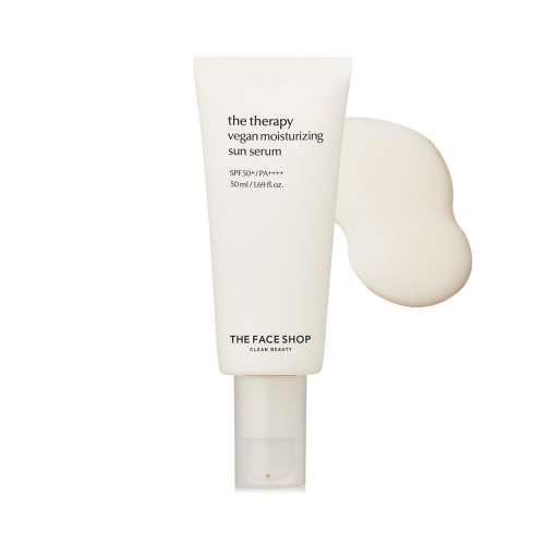 The Face Shop: The Therapy Vegan Moisturizing Sun Serum - 50ml