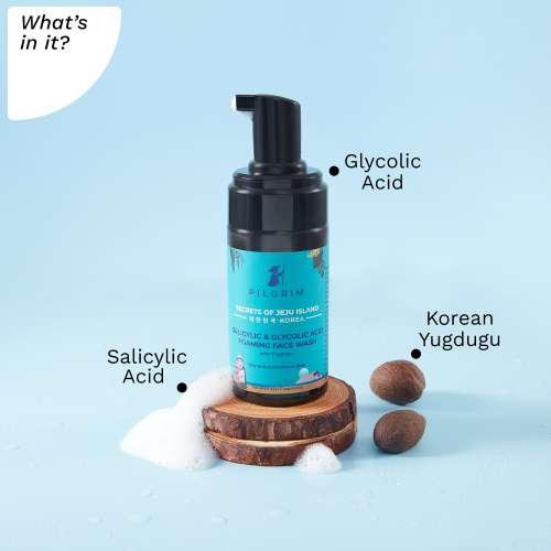 Pilgrim: Salicylic & Glycolic Acid Foaming Face Wash - 120ml
