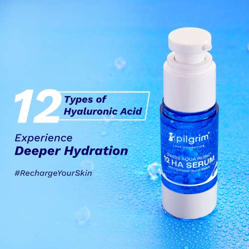 Pilgrim: Swiss Aqua Rush 12 HA Serum - 30ml