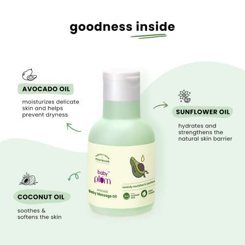 Plum: Baby Plum Avocado Baby Massage Oil