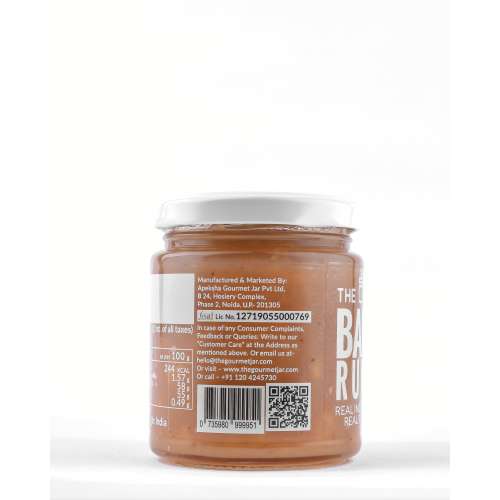 The Gourmet Jar: Banana Rum Jam - 230gm