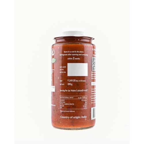 The Gourmet Jar: Classic Pizza Sauce - 390gm