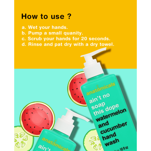 Anatomicals: Watermelon & Cucumber Hand Wash - 300ml