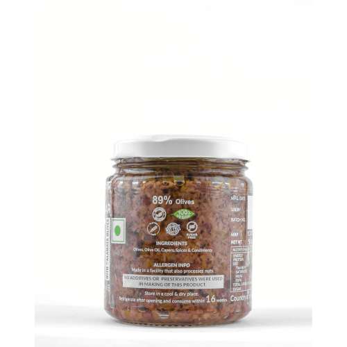The Gourmet Jar: Olive Tapenade (with Kalamata Olives) - 180gm