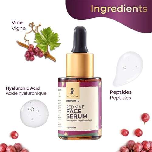 Pilgrim: French Red Vine & Hyaluronic Acid Serum - 30ml