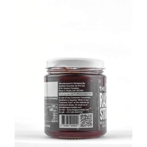 The Gourmet Jar: Raspberry Strawberry Preserve - 230gm