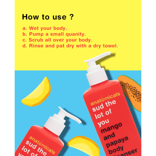 Anatomicals: Mango & Papaya Body Cleanser - 300ml