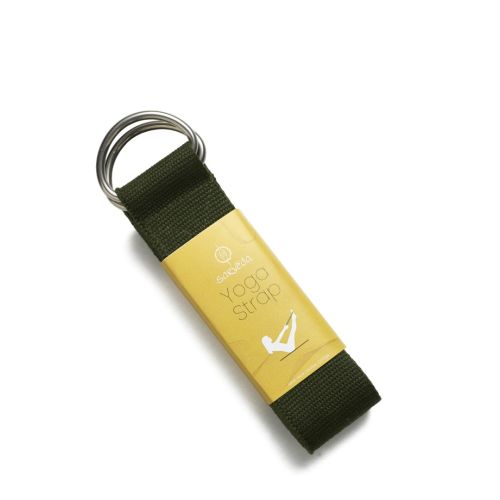 Sarveda: Organic Cotton Strap Yoga Belt - Green