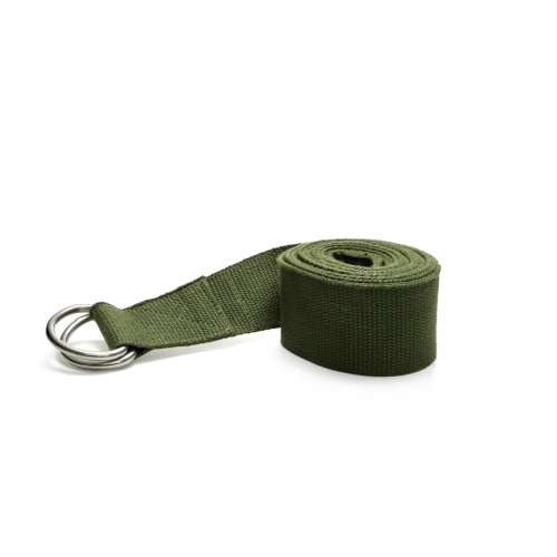 Sarveda: Organic Cotton Strap Yoga Belt - Green