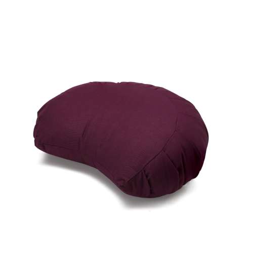 Sarveda: Crescent Zafu Meditation & Yoga Cushion - Rouge Pink