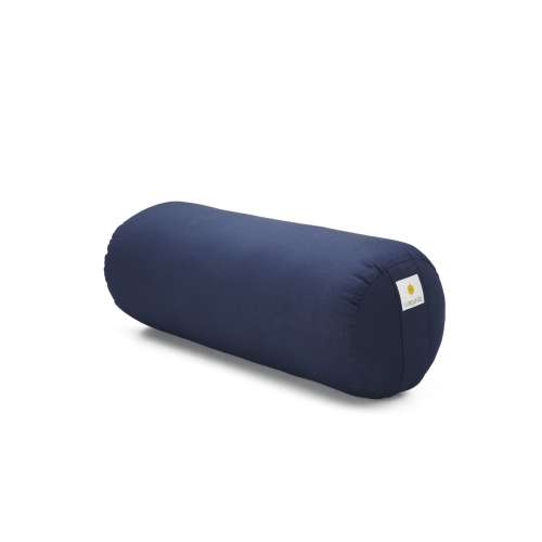 Sarveda: Organic Cotton Yoga Bolster - Navy Blue