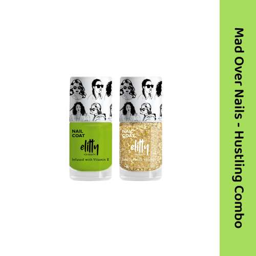 Elitty Beauty: Mad Over Nails (Green Flags Only, Golden Hour) - Hustling Combo Elitty Beauty: Mad Over Nails (Green Flags Only, Golden Hour) - Hustling Combo