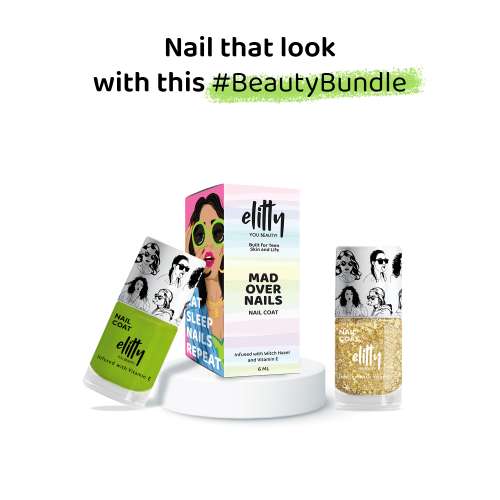 Elitty Beauty: Mad Over Nails (Green Flags Only, Golden Hour) - Hustling Combo Elitty Beauty: Mad Over Nails (Green Flags Only, Golden Hour) - Hustling Combo