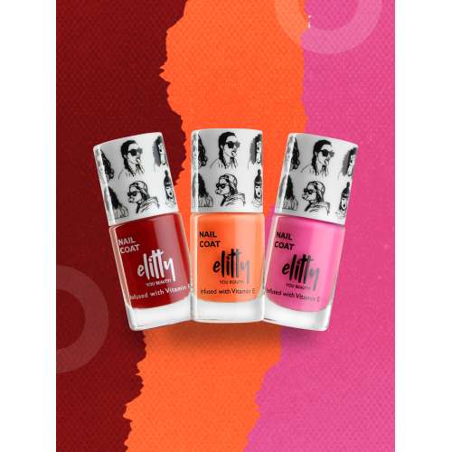 Elitty Beauty: Mad Over Nails (Secret Crush, Juicy Gossip, Green Flags Only) - Matte Combo