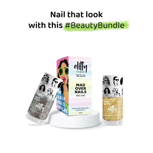 Elitty Beauty: Mad Over Nails (Ice Breaker, Golden Hour)- Party Combo Elitty Beauty: Mad Over Nails (Ice Breaker, Golden Hour)- Party Combo