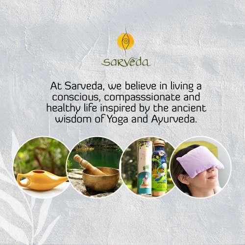 Sarveda: Organic Cotton Yoga Bolster - Navy Blue
