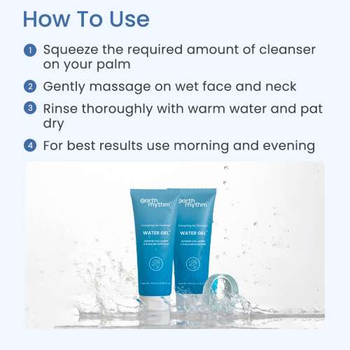 Earth Rhythm: Energising Water Gel Face Wash - 100ml
