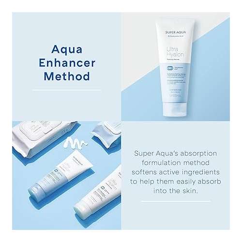 Missha: Super Aqua Ultra Hyalron Foaming Cleanser - 200ml