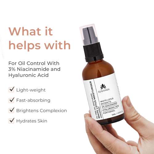 Suganda: White Lotus Moisturiser (Scented) - 50ml