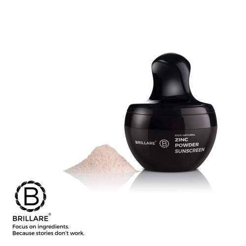Brillare: Zinc Powder Sunscreen SPF50 - 4gm